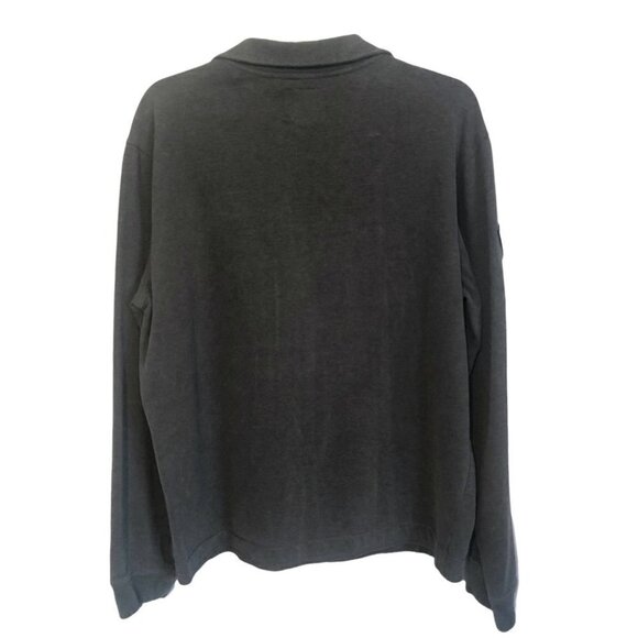 NWOT Roots 73 1/4 Zip Pullover Mens Lg Grey - Picture 2 of 10